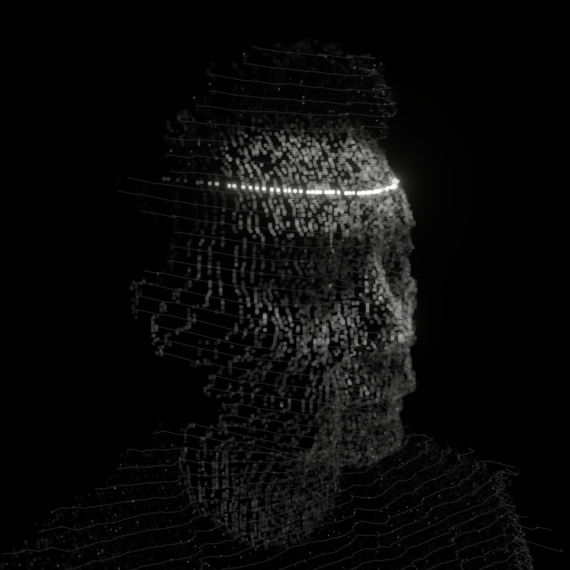 Depthkit face-scanning efect
